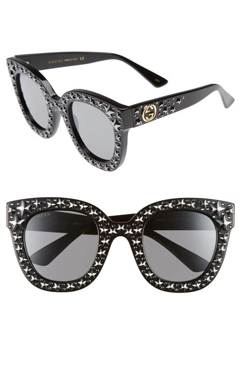 gucci acetate sunglasses with crystals|Gucci sunglasses with swarovski crystals.